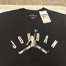 Nike Jordan Flight MVP Medium T-Shirt Black FB7365-010 NWT
