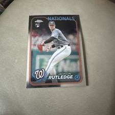 2024 Topps Chrome Base #42 Jackson Rutledge  - Washington Nationals