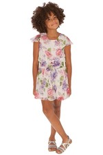 Girls Mayoral Floral Jumpsuit 164