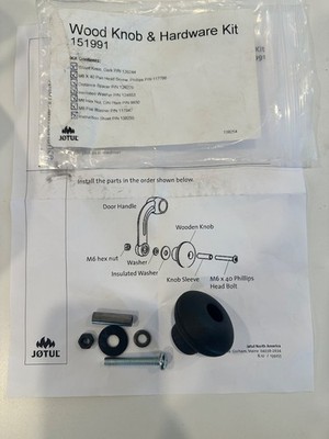 Jotul Wood Handle Hardware Kit # 151991