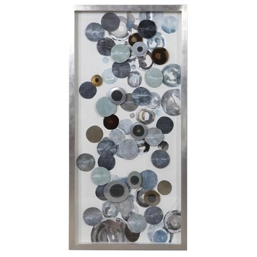 Uttermost Kella Coastal Wood Glass and Iron Shadow Box in Multi-Color - Picture 1 of 9