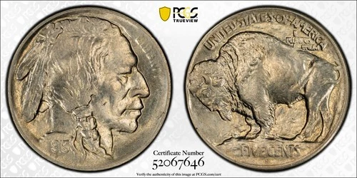 1913-S 5C Type 1 Buffalo Nickel PCGS MS64