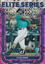 Kyle Lewis 2022 Donruss #ES-10 Elite Series Pink Fireworks Seattle Mariners