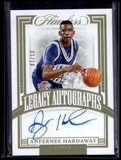 2022 Panini Flawless Collegiate Anfernee Hardaway #7 Legacy Autographs Gold /10