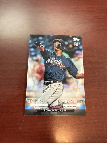 Ronald Acuna Jr. #S-21 2018 Topps Update Salute card