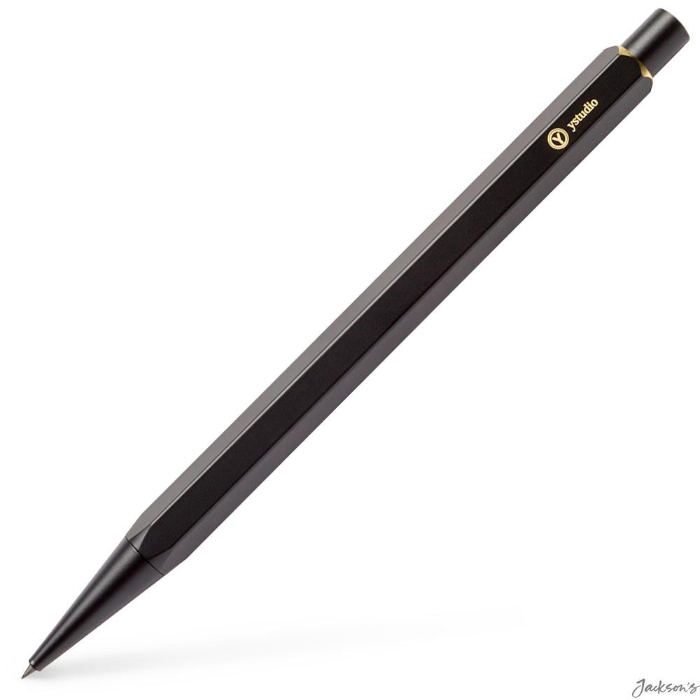Ystudio Luxury Sketching Pencil Brass Matt Black 2mm Lead For Drawing