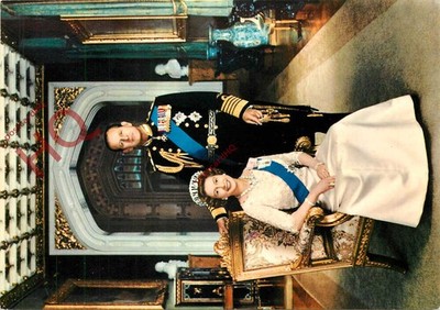 Ansichtskarte__QUEEN ELIZABETH II, UND PRINZ PHILIP