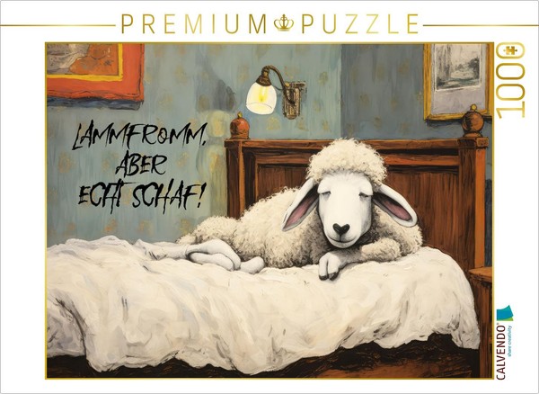 Calvendo Puzzle As Meek As A Lamb | 1000 Pieces, Finished Size 25.2 × 18.9 In (6-image