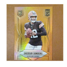 Panini 2025 Donruss Elite Rookies Shedeur Sanders RC #112 Status Orange /849