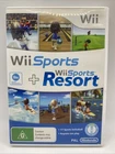 Wii Sports + Wii Sports Resort Nintendo Wii PAL Manuals Inc. | VGC | Free Post