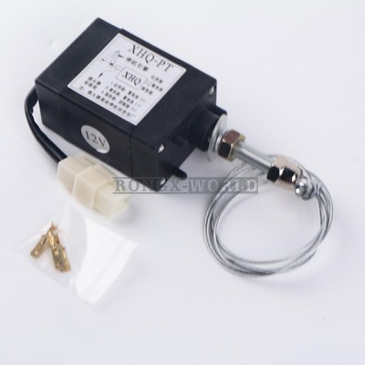 New Engine Stop Solenoid XHQ-PT 12V 24V   Engine Flame Out Device Off/On #F11
