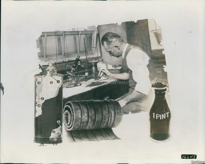1928 C Mckinley Research Engineer Ac Spark Science Laboratory Vintage Photo 8x10