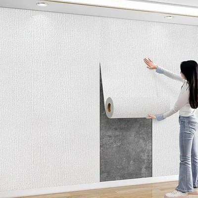 Selbstklebende 3D-Schaumstoff-Wandaufkleber PVC feuchtigkeitsbeständige Tapete