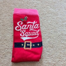 Brand New Without Tags Santa squad Socks Size 4-8