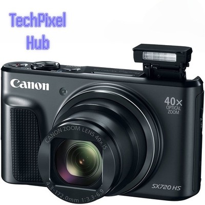 Canon SX720 HS Digital Camera 20.30 MP 40x Optical Zoom Wi-Fi & NFC Touch Screen