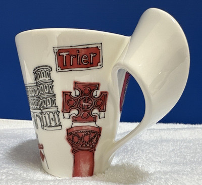 RARE Villeroy & Boch New Wave Mug, Trier, Germany Cities of the World coffee cup