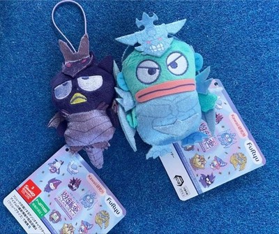Sanrio Yu-Gi-Oh Hangyodon Batsu Maru Mascot Plush Unused Amusement Prize