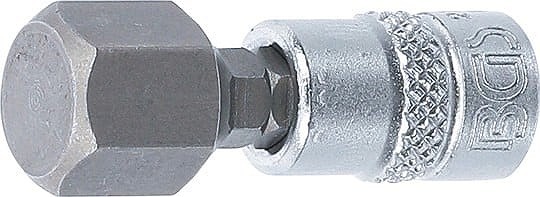 "Bgs BIT-EINSATZ, Antrieb Innenvierkant 6,3 Mm (1/4\"), Innensechskant 12 Mm"-image