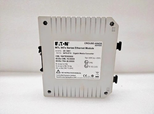 Eaton MTL 9475-ETG Ethernet Module | 947x Series Gigabit Media Gateway | Used - Afbeelding 3 van 8