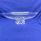 Steuben Art Glass 11" Footed Centerpiece Bowl #8063 by George Thompson c. 1953