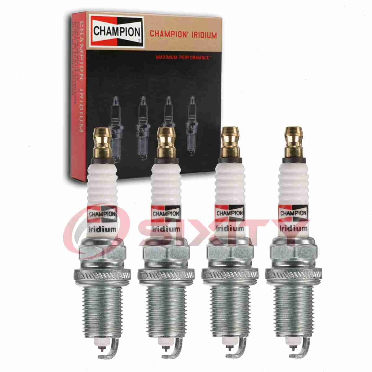 4 pc Champion Iridium Spark Plugs for 2005-2006 Toyota Corolla 1.8L L4 aw