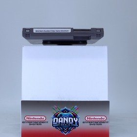 Bill and Ted's Excellent Video Game W/ Dust Cover - Authentic, Tested - NES