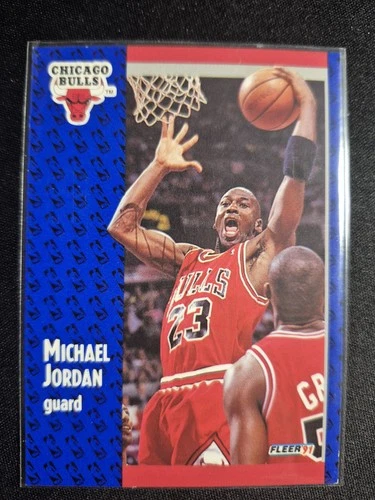 Michael Jordan Chicago Bulls 1991-92 Fleer #29