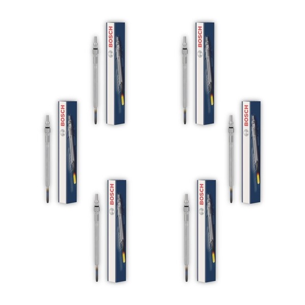 6X GlüHkerze Bosch 0 250 203 001 FüR Opel Fiat Alfa Romeo Lancia Saab Cadillac-image