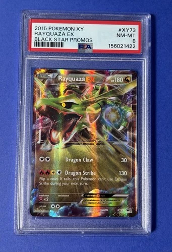 2015 Pokémon XY Rayquaza EX Black Star Promos #XY73 PSA 8 NM-MT