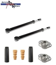 2x GASDRUCK STOSSDÄMPFER MIT DOMLAGER + STAUBSCHUTZSATZ HINTEN FÜR SEAT SKODA VW