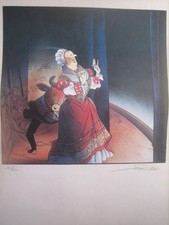 Affiche signée 1993 Tintin La