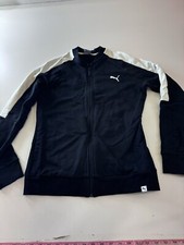 WOMENS Puma Zippered Mock Track SWEATER Jacket Medium M