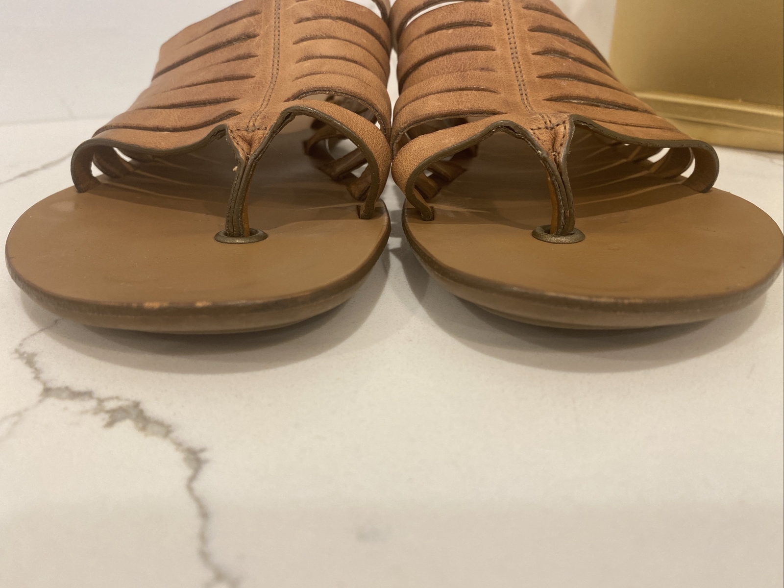 PAUL GREEN Cushioned Gladiator Sandal Brown Leather US 6 / AU 3.5 eBay