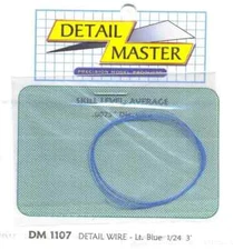 Detail Master 1107 x 1/24-1/25 2ft. Detail Wire Light Blue (.0075" Dia.)