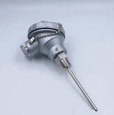 PT100 ohm RTD Sensor 8Ø PT1/2" Probe Sensor 50mm with Standard 3P Head 