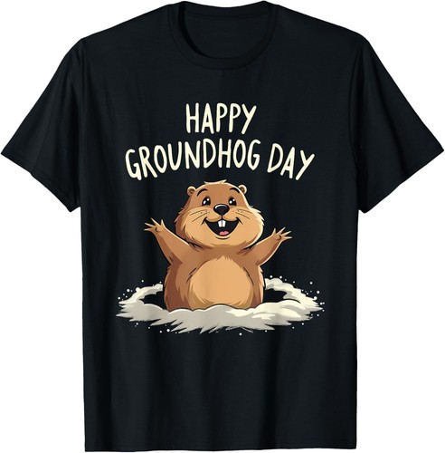 Happy Groundhog Day 2025 Men Women Kids T-Shirt Hoodie
