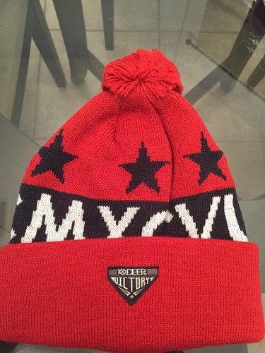 10 DEEP VICTORY NUMERALS KNIT BEANIE !! NEW !!! - Picture 3 of 6