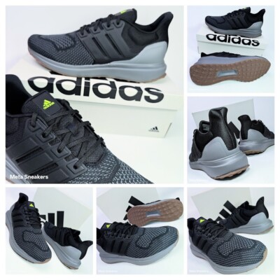 Adidas US 10.5 Men's Black Grey Lifestyle Comfort Retro UBounce DNA  IE8951  New