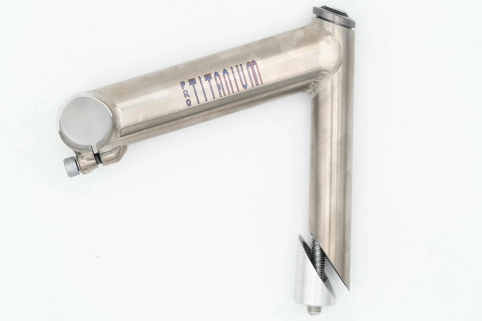 NOS 3TTT PRO TITANIUM QUILL STEM 130mm 1" INCH CLAMP 25.8mm VINTAGE BIKE ROAD - Image 3 of 4