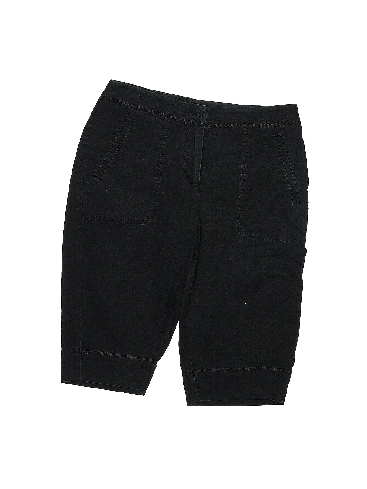 Pantalones cortos de tamaño regular J. Jill Negro para Mujeres