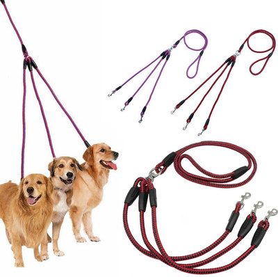 3 dog leash no tangle