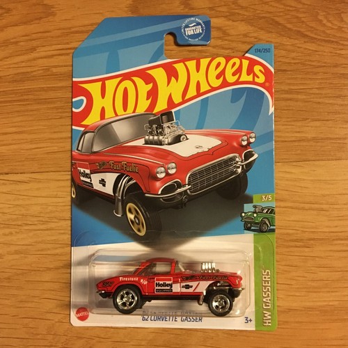 Hot Wheels '62 CORVETTE Gasser Super CUSTOM Real Rider Wheel Swap Car - Picture 3 of 11