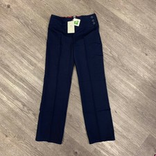 Bienzoe Girls School Uniforms High Tech Durable Adjust Waist Pants