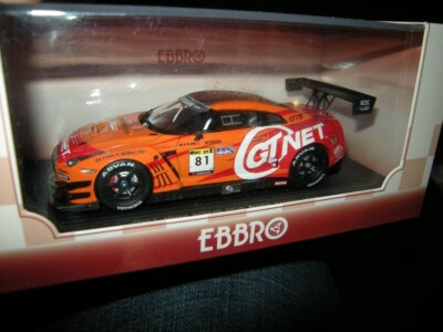 1:43 Ebbro Super Taikyu 2014 #81 Nissan GT-R GTNET Advan in OVP