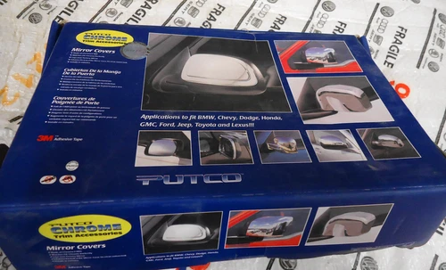 Fits 2000-2006 GM Chevy Yukon Tahoe Sierra   Chrome Trim Mirror Caps Cover  Pair