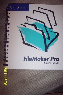 CLARIS FILE MAKER PRO  GETTING STARTED, 1990 NEW COMPUTER BOOK  ONLY $19,.95