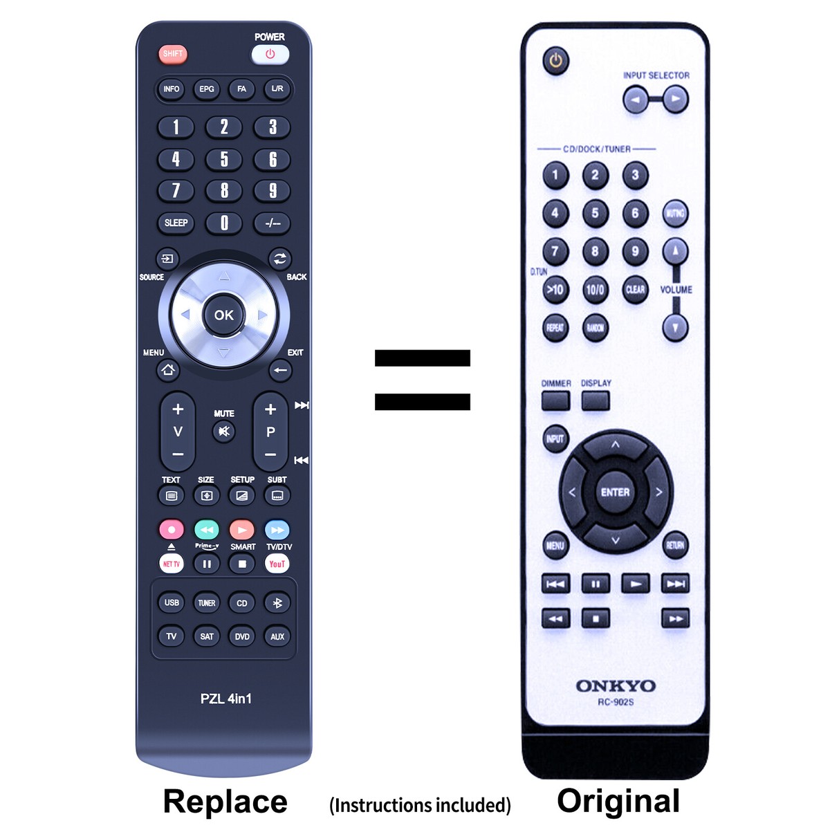 New RC-902S Replacement Remote Control For Onkyo A-9010 A9010 | eBay