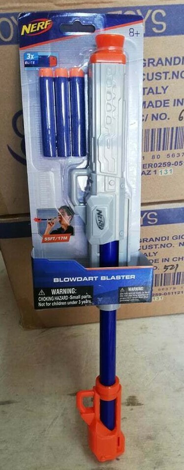 NERF BLOWDART BLASTER CERBOTTANA