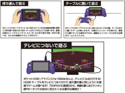 ポケットHDMIアドバンス for GBA Pocket HDMI Advance for GBA Gameboy Advance Japan Limited Nintendo