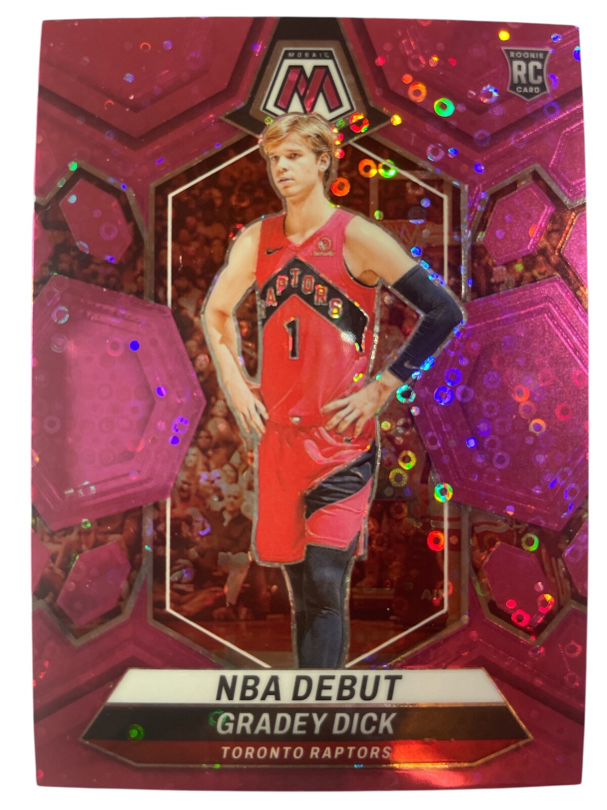 2023-24 Mosaic Pink Disco Prizm /20 Gradey Dick Rookie Card #260